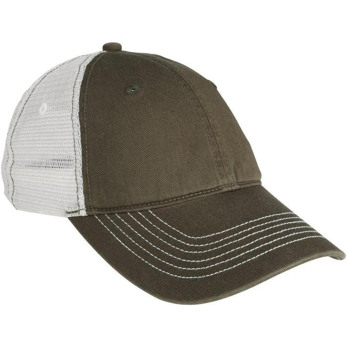 no-logo District Mesh Back Cap-Regular-District-Army/White-OSFA-Thread Logic