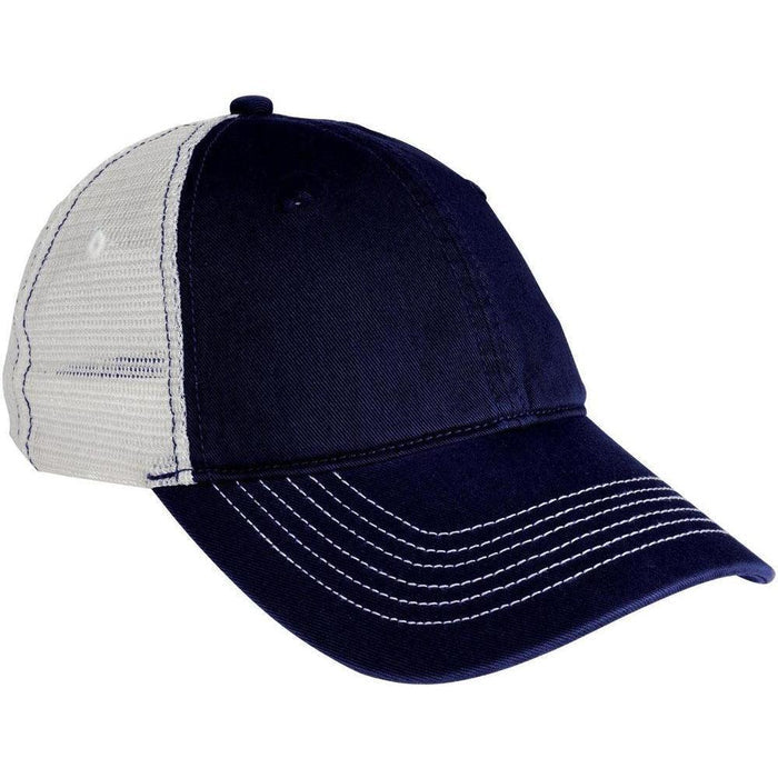 no-logo District Mesh Back Cap-Regular-District-New Navy/White-OSFA-Thread Logic