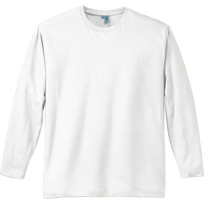 District Perfect Weight Long Sleeve Tee-Regular-District-Bright White-S-Thread Logic