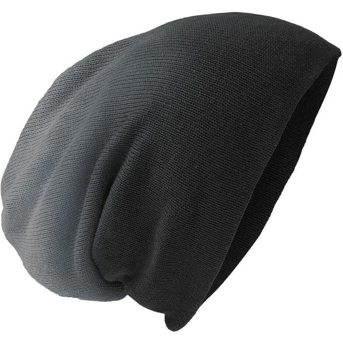 no-logo District Slouch Beanie-Regular-District-Black Dip Dye-OSFA-Thread Logic