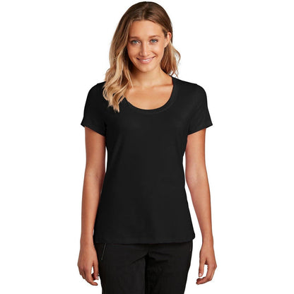 no-logo District Ladies Flex Scoop Neck Tee-Regular-District-Thread Logic