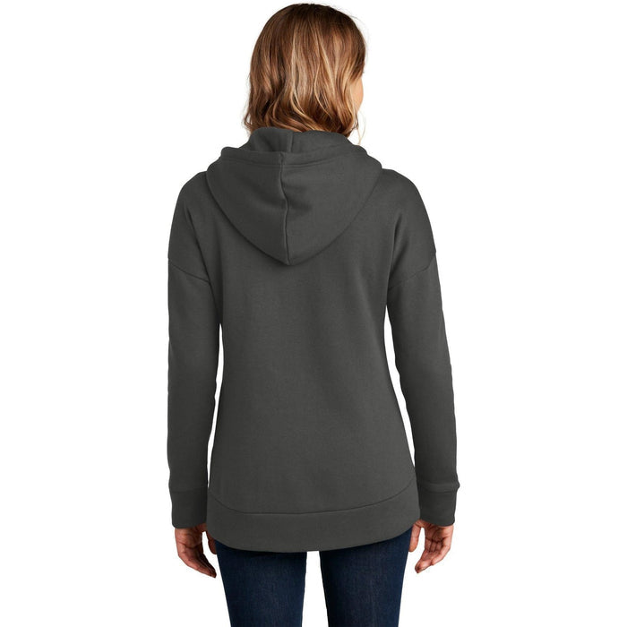 no-logo District Ladies Perfect Weight Fleece Drop Shoulder Full-Zip Hoodie-Regular-District-Thread Logic