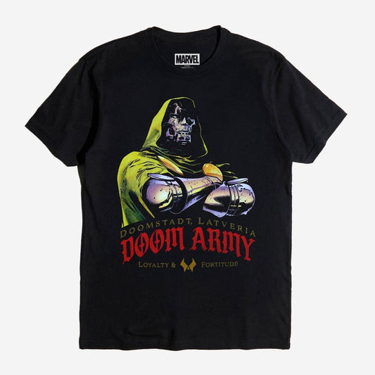 Doctor Doom Army Forge Heavyweight Boxy Tee - Heroes & Villains-Marvel-T-Shirt