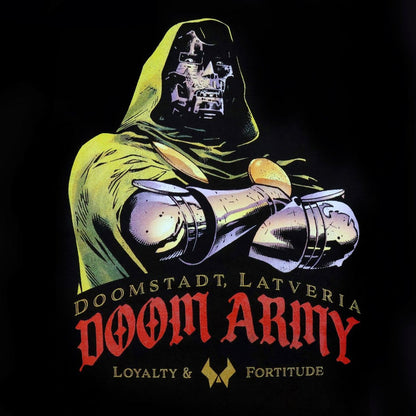 Doctor Doom Army Forge Heavyweight Boxy Tee - Heroes & Villains-Marvel-T-Shirt