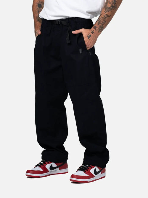 BETWEEN SIDES Double Knee Pant - Black - Cargo Pants PANTOLON