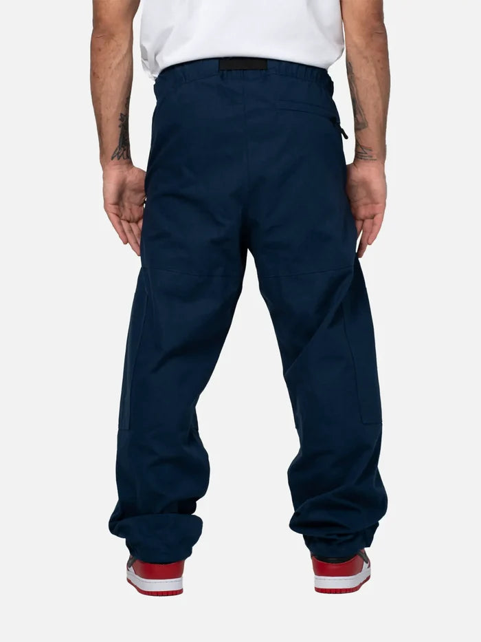 BETWEEN SIDES Double Knee Pant - Navy - Cargo Pants PANTOLON
