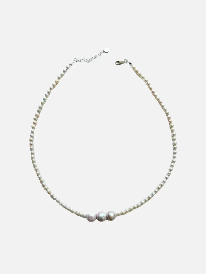 L'ATELIER DES PERLES Douceur Barok İncili Gümüş Kolye - Necklaces KOLYE