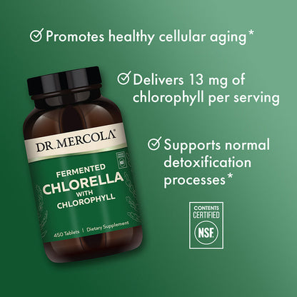 Dr. Mercola Fermented Chlorella with Chlorophyll Tablets 3