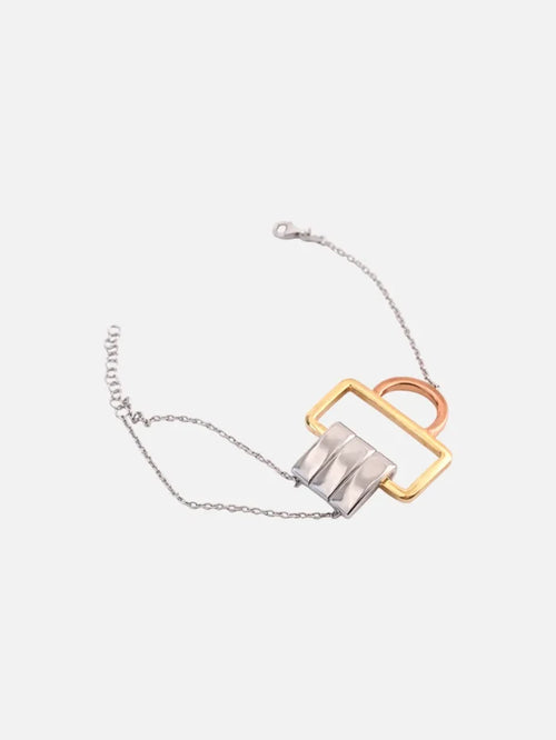 MAREE Duality Bracelet - Silver/Gold - Bracelets BİLEKLİK