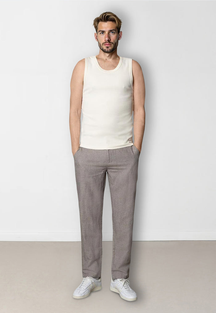 Clean Cut Copenhagen Duke tank top T-shirts S/S Ecru