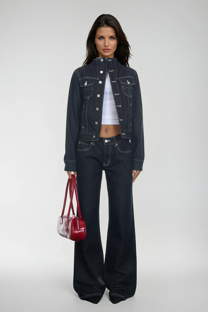 Eachann Buckle Denim Jacket