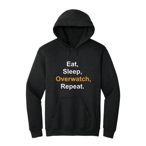 Eat, Sleep, Overwatch, Repeat Hoodie