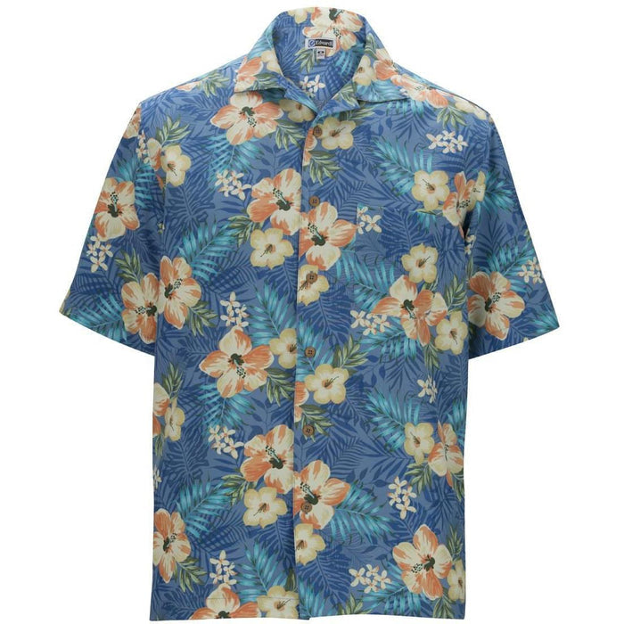 Edwards Hibiscus Multi Color Camp Shirt