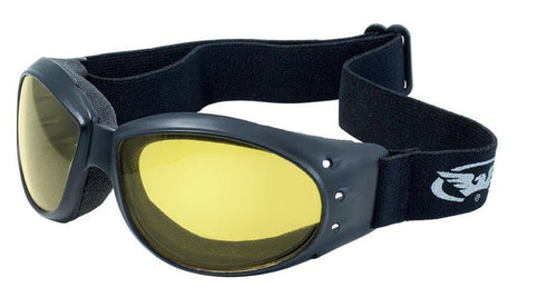 Eliminator Yellow Lens Goggles Gloss Frame: Features:
Shatterproof Polycarbonate Lenses
UV400 Filter for Maximum UV Protectio