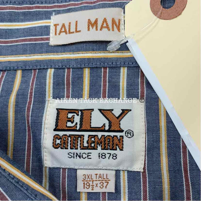 Ely Cattleman's Tall Man Shirt, Size 3X Tall