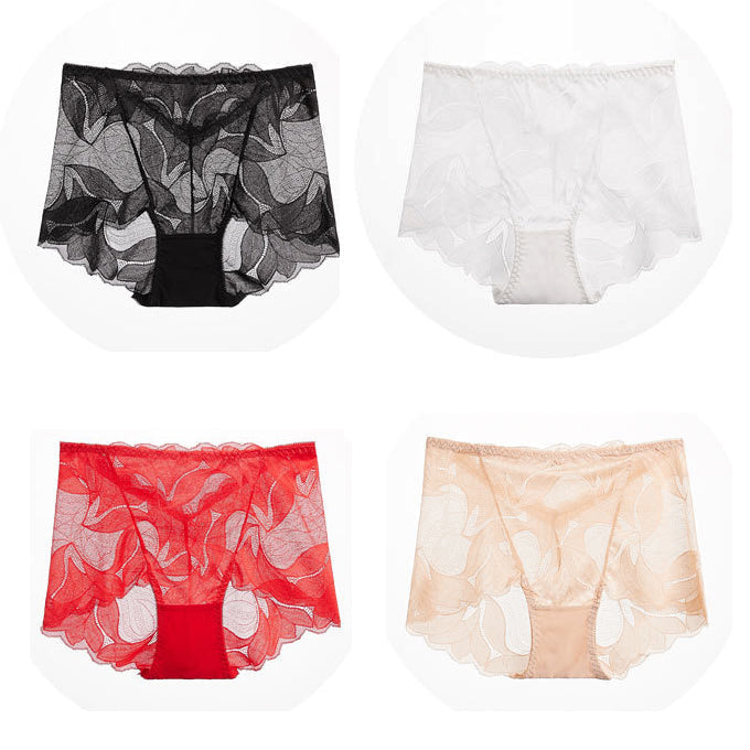 Emina - Paquet de sous-vêtements en dentelle de soie faits à la main pour femmes