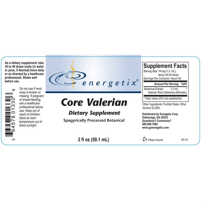 Energetix Core Valerian Liquid 2