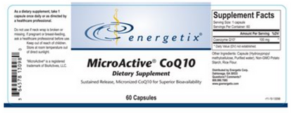 Energetix MicroActive CoQ10 Capsules 2