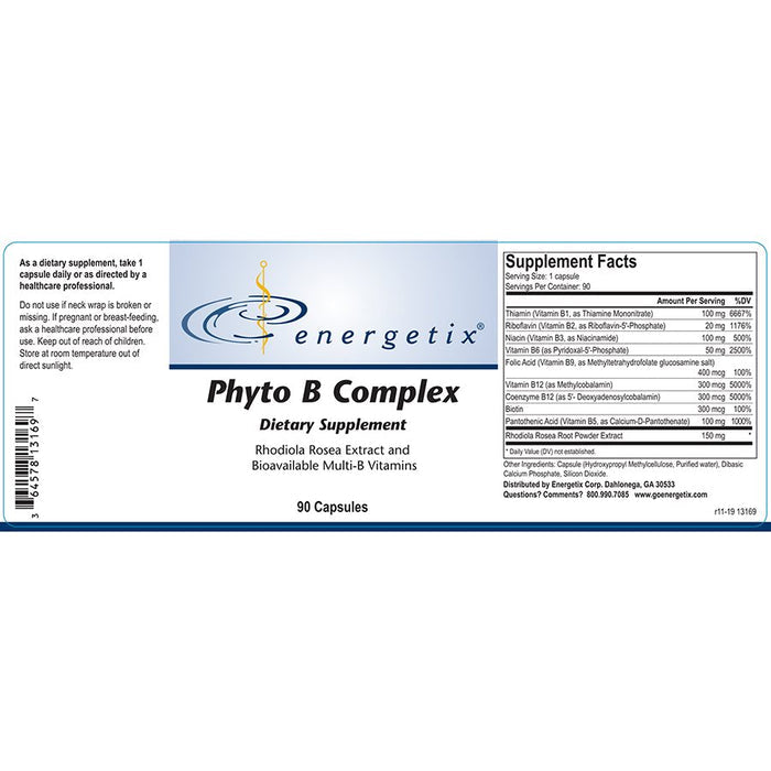Energetix Phyto B Complex Capsules 2