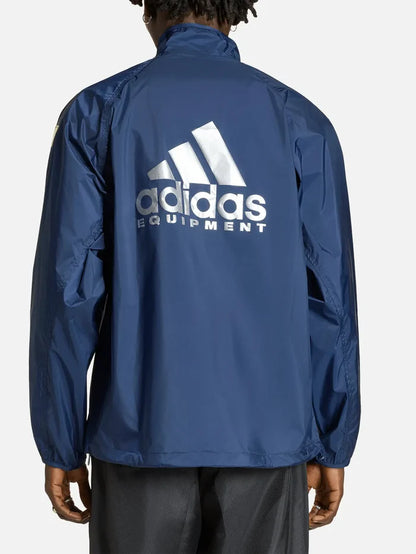 ADIDAS ORIGINALS Equipment Woven Half-Zip Jacket - Blue - Coats & Jackets CEKET