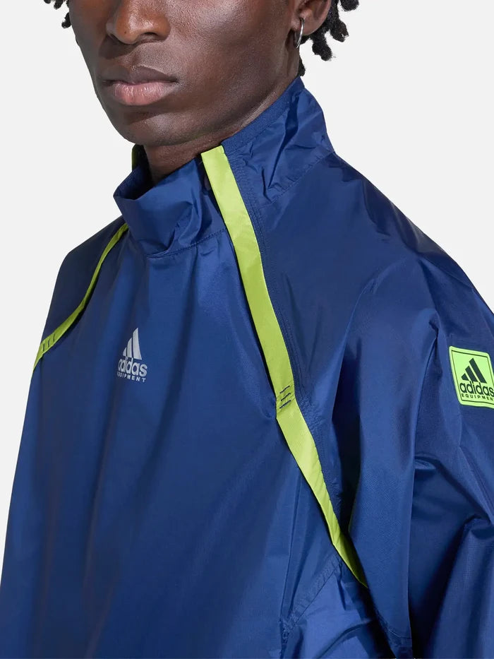 ADIDAS ORIGINALS Equipment Woven Half-Zip Jacket - Blue - Coats & Jackets CEKET