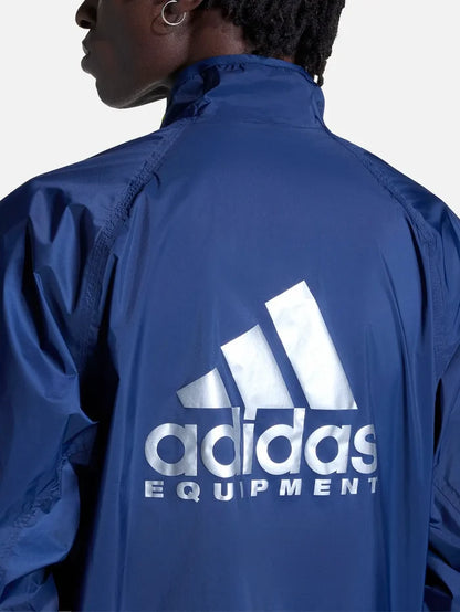 ADIDAS ORIGINALS Equipment Woven Half-Zip Jacket - Blue - Coats & Jackets CEKET