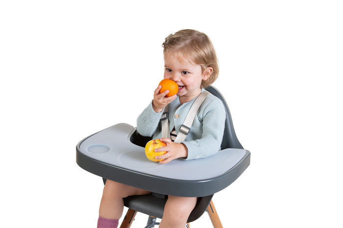 Evolution ABS Tray Anthracite With Silicon Placemat Childhome Lebanon Middle East Dubai UAE - Saudi Arabia