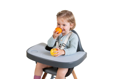 Evolution ABS Tray Anthracite With Silicon Placemat Childhome Lebanon Middle East Dubai UAE - Saudi Arabia