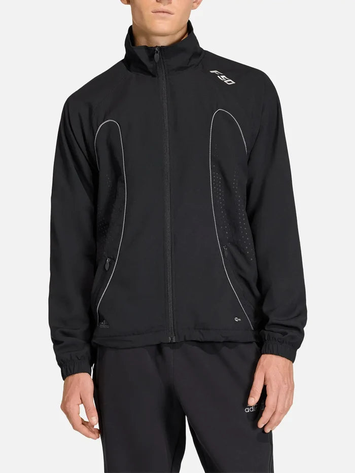 ADIDAS ORIGINALS F50 Loose Track Top - Black - Track Jackets EŞOFMAN ÜSTÜ