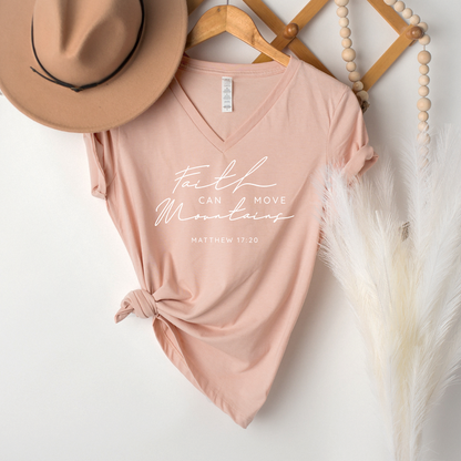 XS / Heather Peach V-Neck