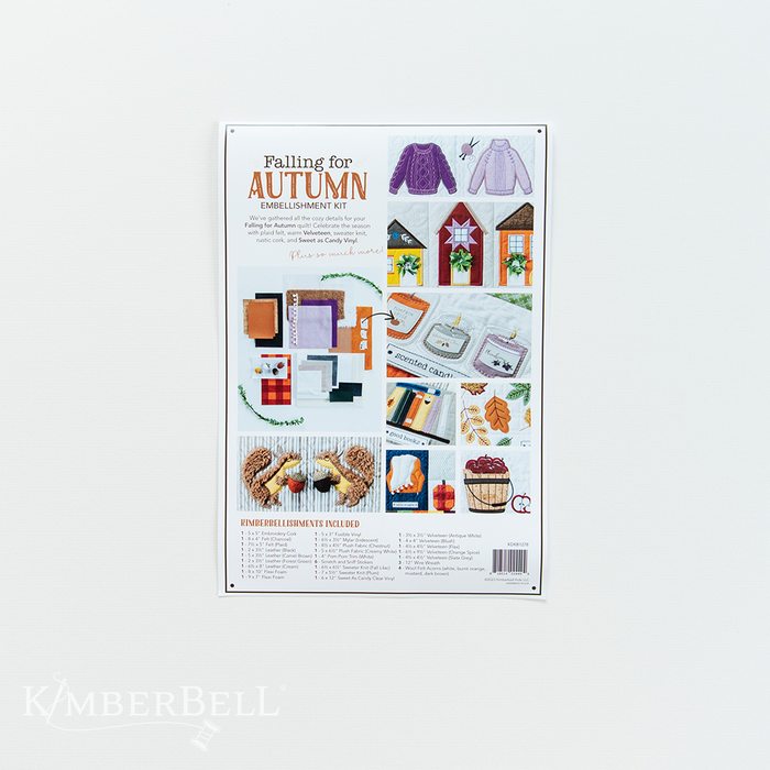 Falling for Autumn Embellishment Kimberbell Kit