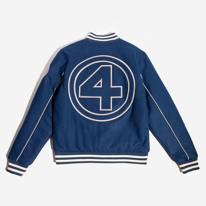 Fantastic Four Classic Varsity Jacket - Heroes & Villains-Marvel-Varsity Jacket