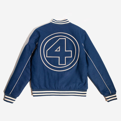 Fantastic Four Classic Varsity Jacket - Heroes & Villains-Marvel-Varsity Jacket