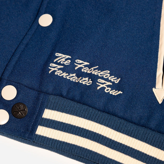 Fantastic Four Classic Varsity Jacket - Heroes & Villains-Marvel-Varsity Jacket
