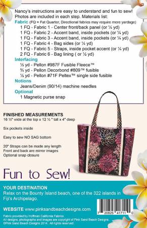Fiji Tote Pattern