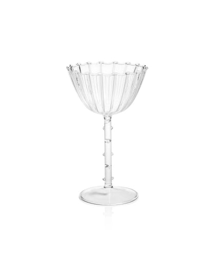 Fluted Coupe Glass