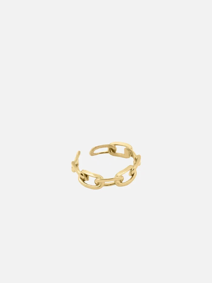 ATOLYEWOLF Forsa Chain Ring in Gold - Rings YÜZÜK