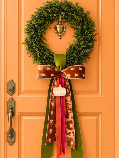 Fox & Field Tea Leaf Wreath