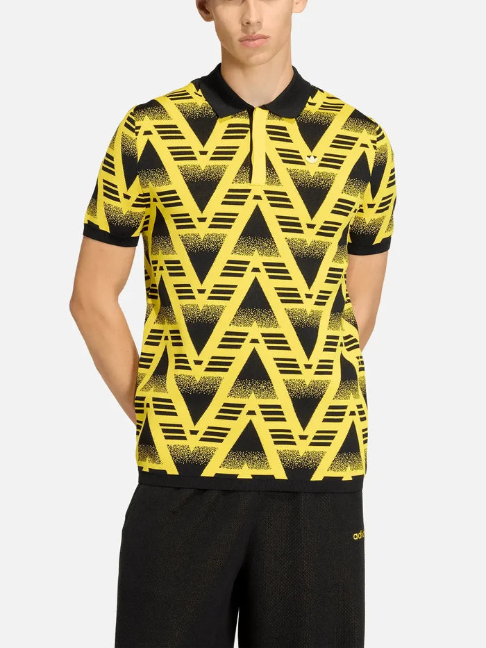 ADIDAS ORIGINALS Fully Fashion Polo Shirt - Eqt Yellow - Polos T-SHIRT