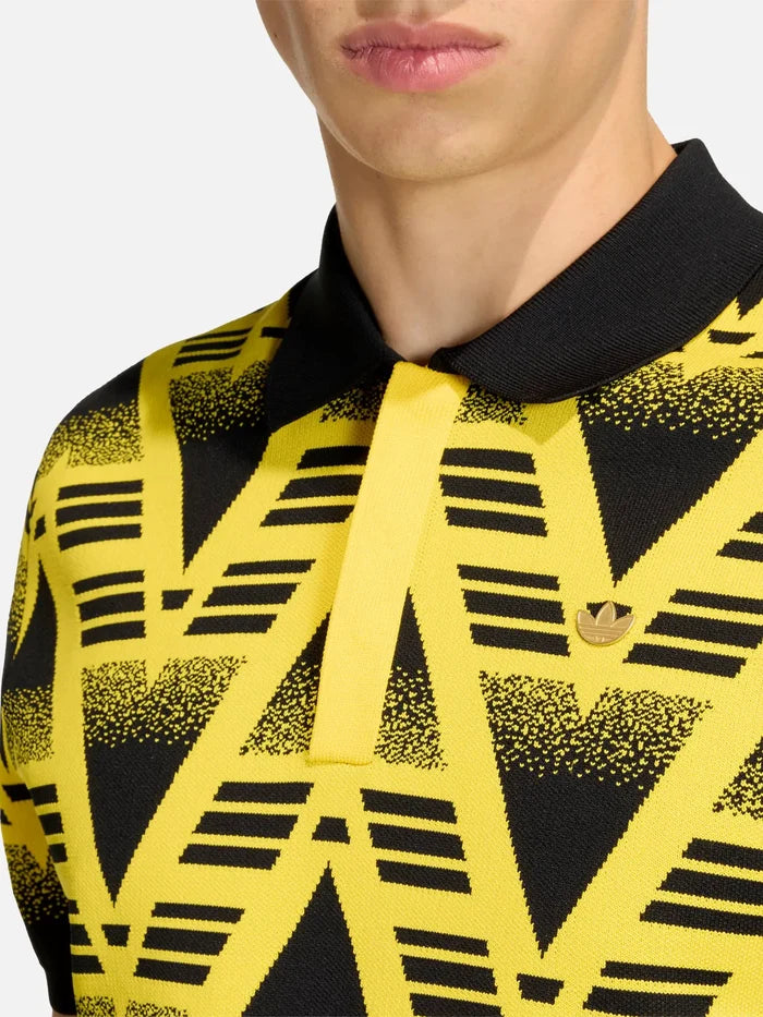 ADIDAS ORIGINALS Fully Fashion Polo Shirt - Eqt Yellow - Polos T-SHIRT