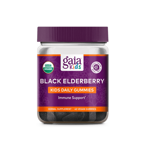 Gaia Herbs Black Elderberry Kids Daily Gummies 1