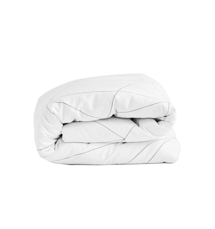 Geometric web toddler duvet cover