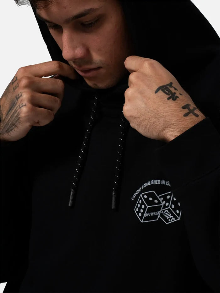 BETWEEN SIDES GH-Dices Sweatshirt - Black - Sweatshirts SWEATSHIRT