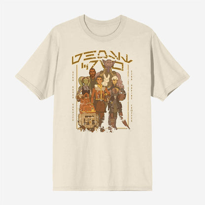 Ghost Crew Mural Classic Comfort Tee - Heroes & Villains-Star Wars-T-Shirt