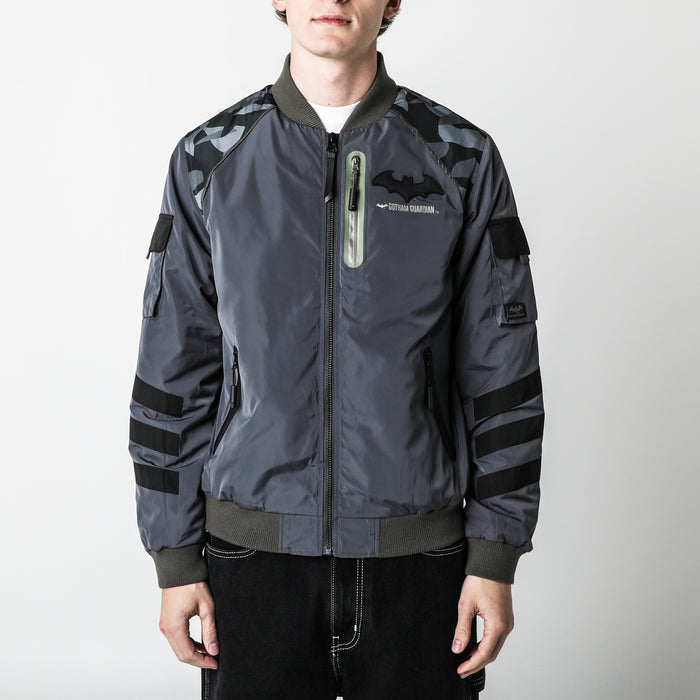 Gotham Guardian Bomber Jacket - Heroes & Villains-DC Comics-Bomber Jacket
