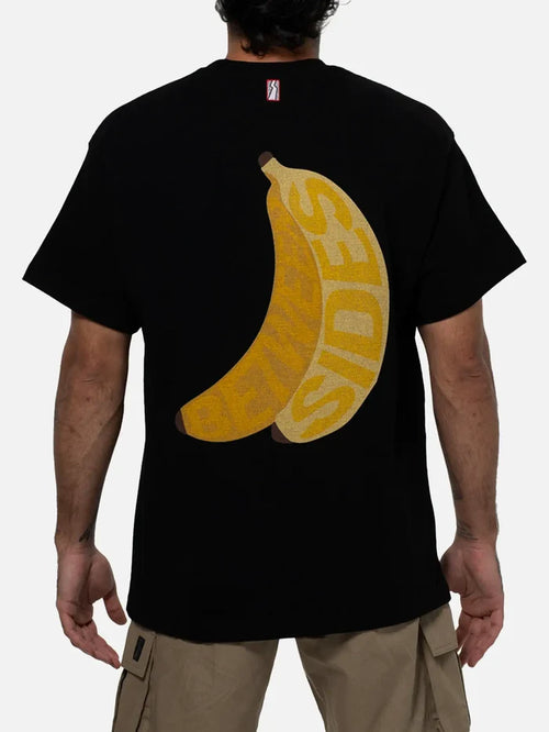 BETWEEN SIDES GT-Banana - Black - T-Shirts T-SHIRT