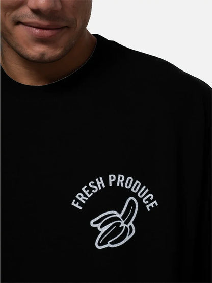 BETWEEN SIDES GT-Banana - Black - T-Shirts T-SHIRT