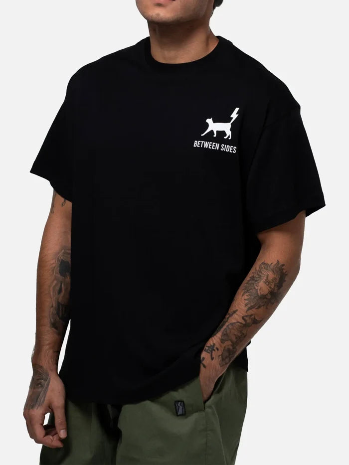 BETWEEN SIDES GT-Cats T-Shirt - Black - T-Shirts T-SHIRT