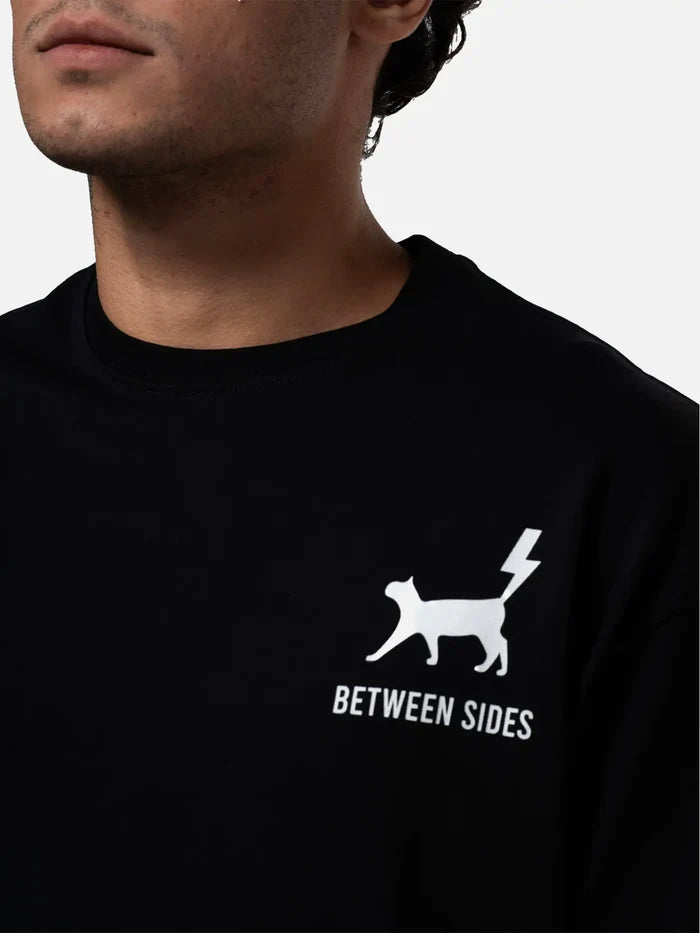 BETWEEN SIDES GT-Cats T-Shirt - Black - T-Shirts T-SHIRT