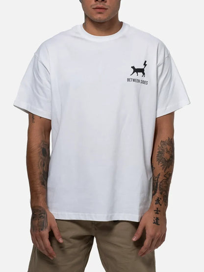 BETWEEN SIDES GT-Cats T-Shirt - White - T-Shirts T-SHIRT